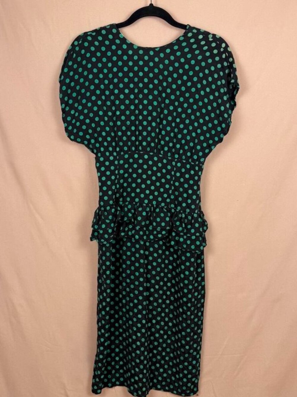 100% Silk Polka Dot Dress
